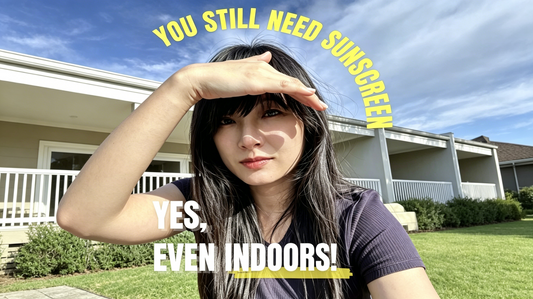 You still need sunscreen — yes, even indoors.