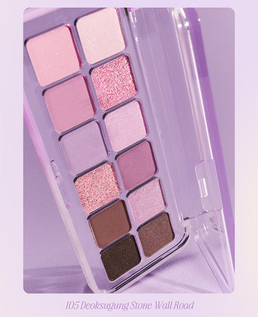 CLIO Pro Eye Palette Air #105 Deoksugung Stone Wall Road- 12 Colors Palette