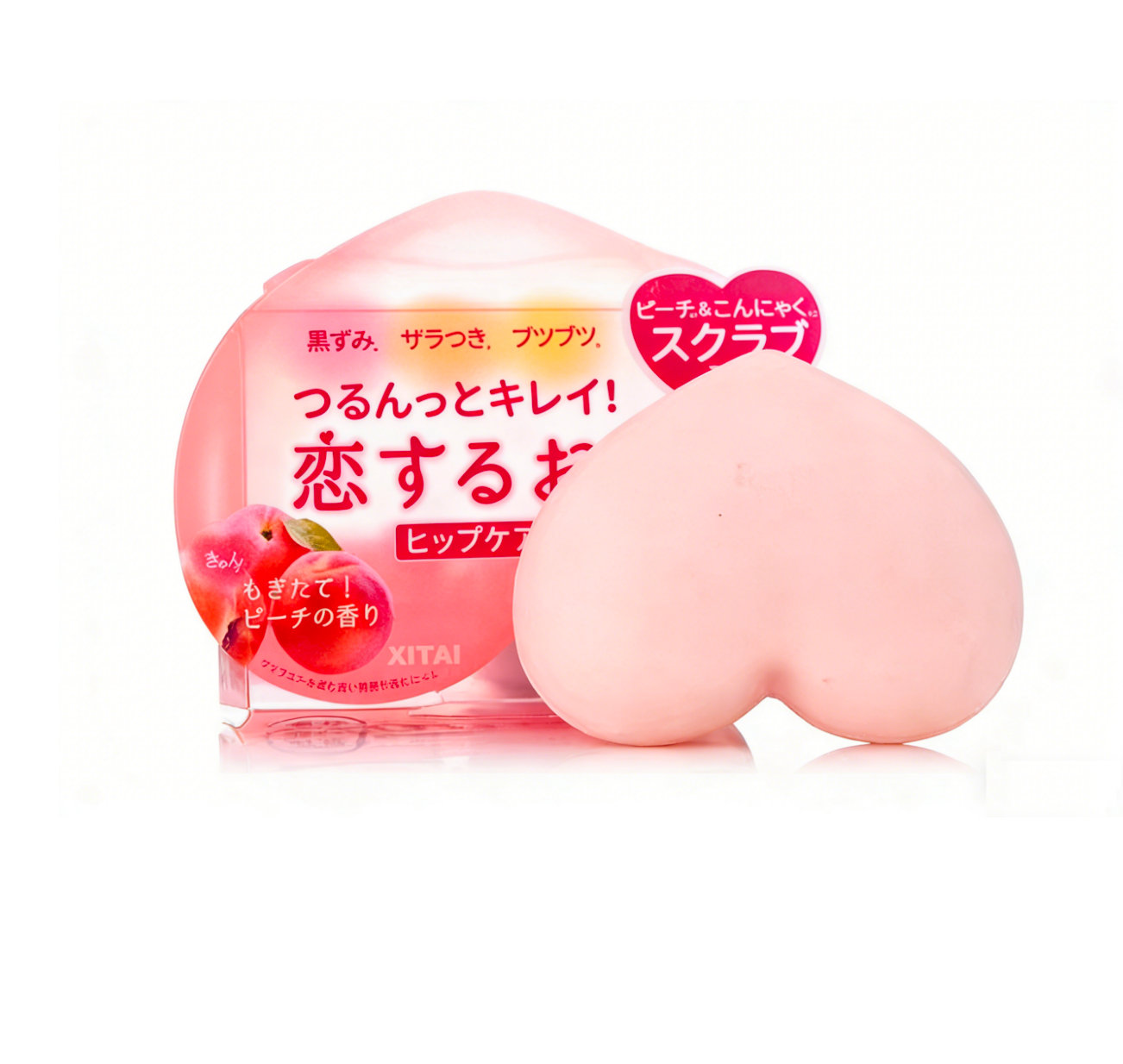 PELICAN Peach Exfoliating Soap for Delicate Areas- 80g