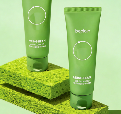 beplain Mung Bean Deep Pore Facial Cleanser/ Fragrance Free/ Sensitive Skin 80mL