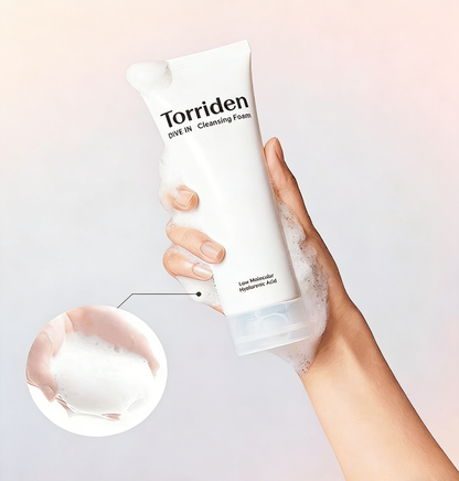 Torriden Dive In Low Molecular Hyaluronic Acid Cleansing Foam 150mL/ Set of 2