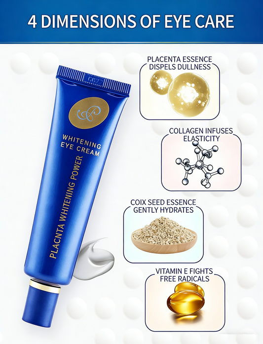 Meishoku Placenta Whitening, Moisturizing & Firming Eye Cream 30g/ For Tired Eyes